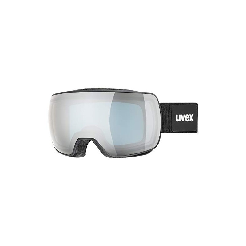 uvex Unisex - Adult, Compact FM Ski Goggles, black