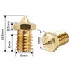 2PCS V6 3D Printer Nozzles 0.4mm High Flow CHT Brass