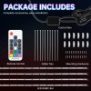KEEPDSGN 6PCS RGB LED Underglow Underbody Neon Light Strip Kit