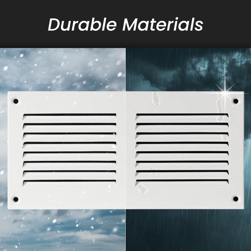 12" x 4" Inch (Outer Dimensions) Anthracite Air Vent Cover