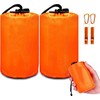 Emergency Sleeping Bag, 2 Disaster Prevention, Includes Whistle, Includes 2