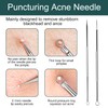 Kzouenzu Pimple Tool Set [8 Pieces], Pimple Squeezing Tool, High-Quality