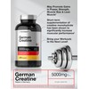Horbäach German Creatine Monohydrate 5000mg | 250 Capsules | Non-GMO,