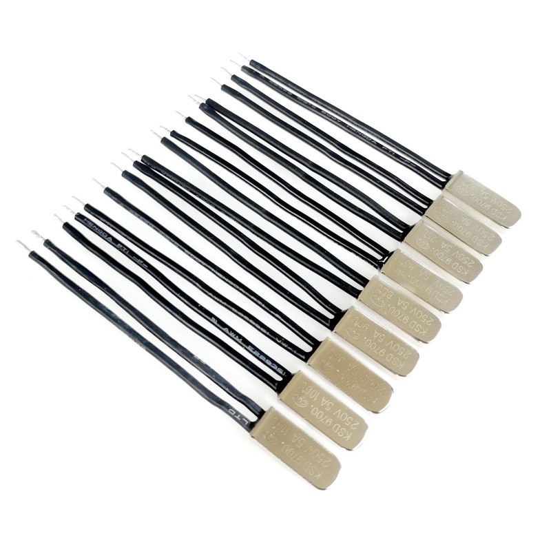 TQDLYKHS 9 Pcs Temperature Switch KSD9700 65℃ 70℃ 75℃ 80℃