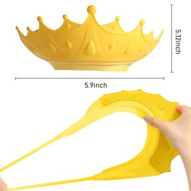 svfbnb 2 Pack Shower Cap Shield for Kids, Adjustable Baby Hair Washing Shield, Visor Hat for Eye and Ear Protection for 1-5 Years Old Children, Shampoo Cap Protect Baby Eyes