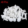 X AUTOHAUX 40pcs 7mm Hole Dia Plastic Bolt Rivets Bumper