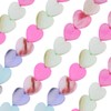 SUNNYCLUE 1 Box about 80Pcs Shell Heart Beads Flat Shell