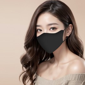 KF94 Hill Time V-Fit Air Bird Beak Type Mask, 1 Piece (Individually Packaged) x 50 Dark Gray