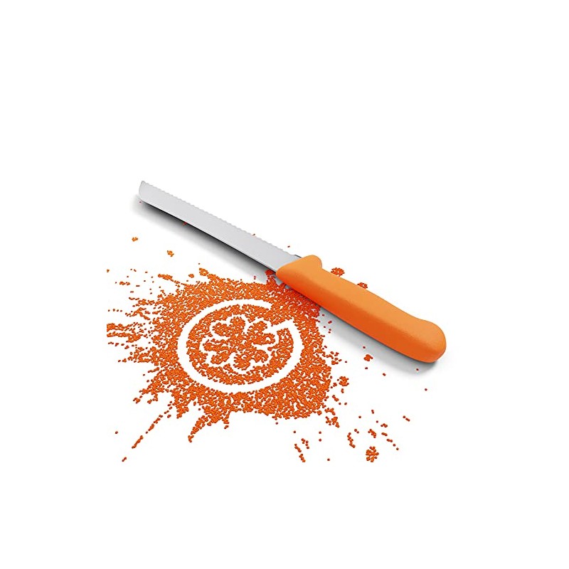 Giesser seit 1776 - Made in Germany - Brotmesser orange,