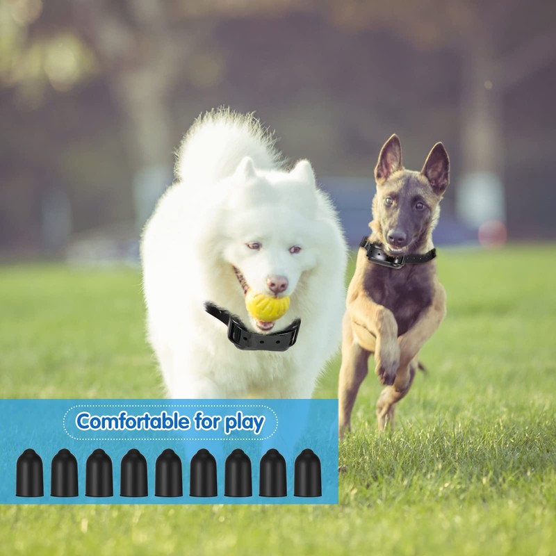 Weewooday 24 Pieces Shock Collar Dog Rubber Tips Training Collar