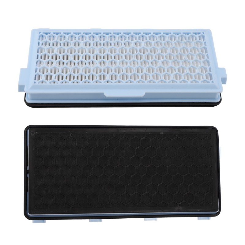 2Pcs Vacuum Cleaner Activated Carbon Filter Replacement for Miele C1