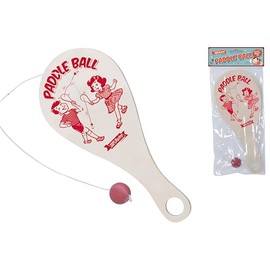 KandyToys SupeRetro Paddle Bat & Ball Game | Family Retro Games | Paddle Bat & Ball Set