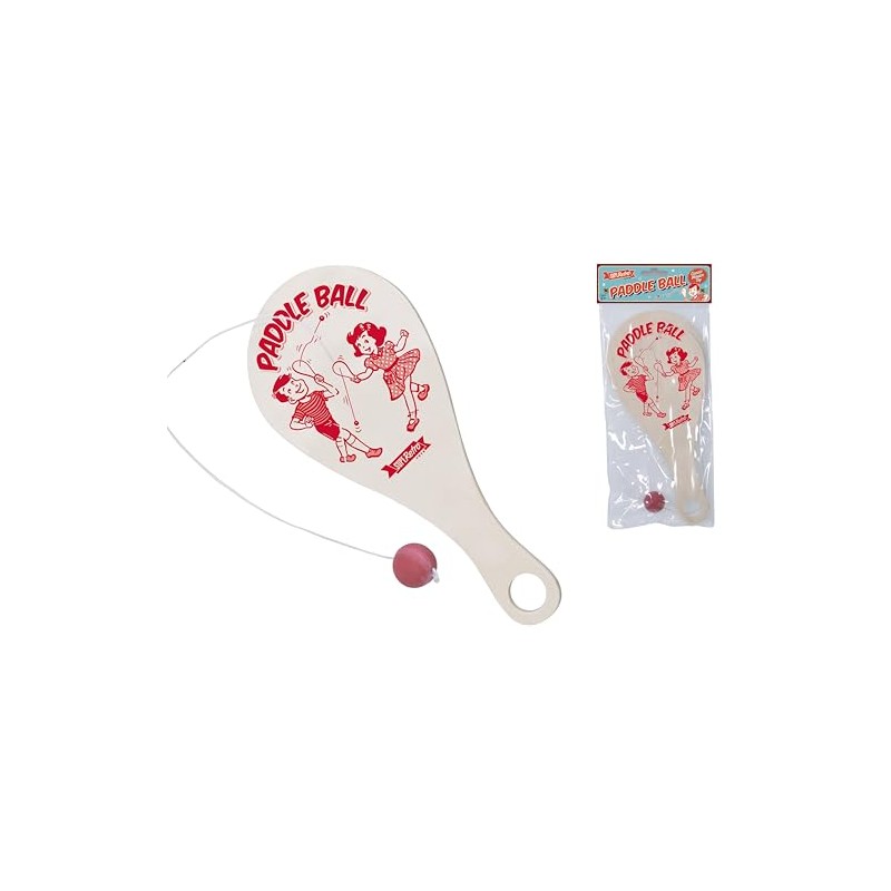 KandyToys SupeRetro Paddle Bat & Ball Game | Family Retro