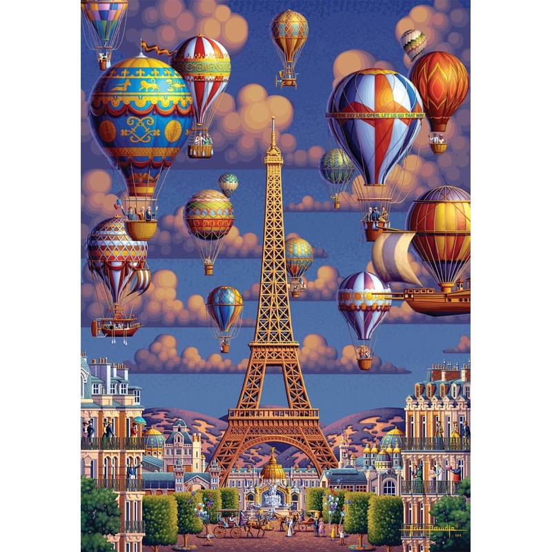 Buffalo Games - Dowdle - Balloons Over Paris - 300