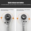 Ever Multi Ratchet Spanner, 8-21 mm 8-in-1 Multifunctional Ratchet Wrench
