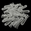 yyangz 50PCS Plastic Curtain Adjustable Hooks 70mm Extendable Hooks Adjustable