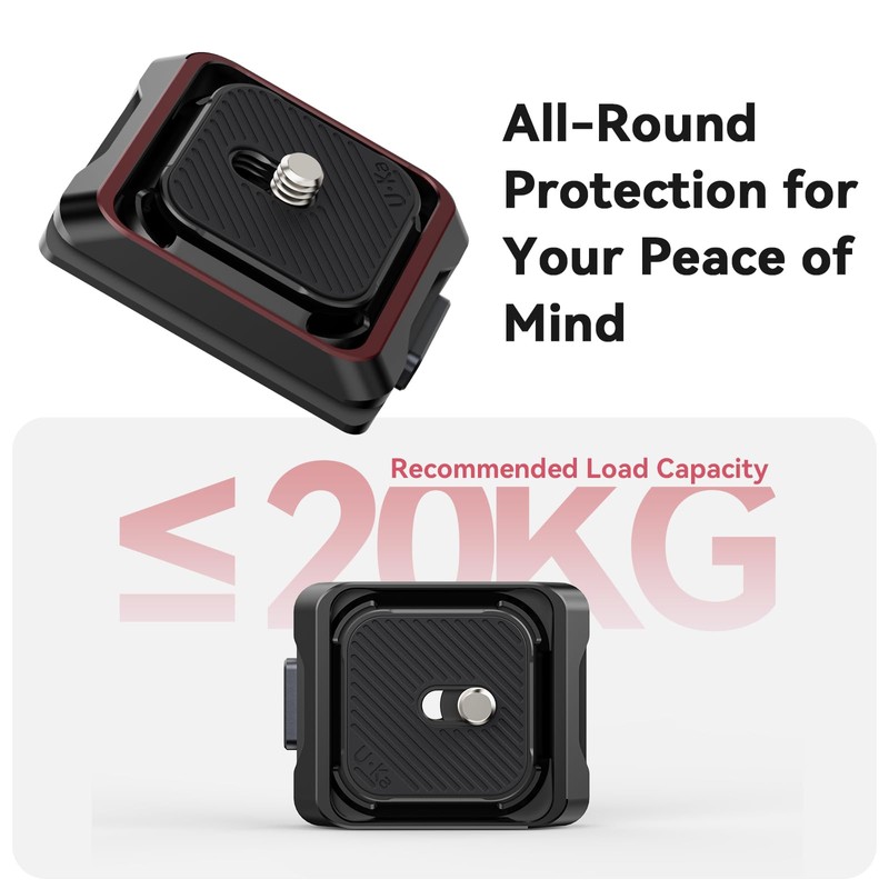 ULANZI UKA02 Camera Quick Release Plate with 1/4" Thread for