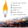 OHLGT E12 Flame Bulbs 12 Pack, 3 Mode LED Candelabra