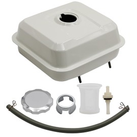 17510-ZE1-030ZA Fuel Tank Kit for Honda GX140 GX160 GX200 5.5 HP 6.5 HP Engine, Water Pump Pressure Washer with Petcock Gas Cap Filter, Gas Tank, Pressure Tank