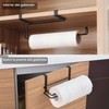 Toallero de Papel T.R.Sani 1008B Negro de Acero Inoxidable -