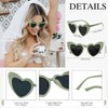 Matcheck 12 Pcs Heart Sunglasses Bachelorette Party, Bridal Shower Favors