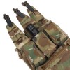 MOLLE Back Panel Banger Zipper on Pouch Triple Mag Holder