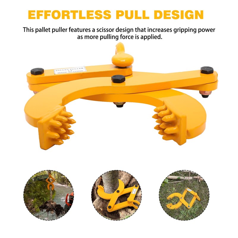 kuailebuy Pallet Puller,1T/2205 LBS Capacity Pallet Jack Puller,Heavy Duty Single