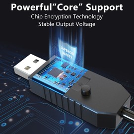 Jsvecip Radar Detector Cable, USB to RJ11 Plug Power Cord with Mute Function,Replacement Power Cable,for Escort Smart MAX 360 Passport Cobra 360 Unide R1/3/4/DFR8/9 Radenso XP etc Radar Detector.