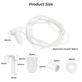 Barlone Roller Blind Holder, Klemmfix Bracket, 17 mm Klemmfix Roller Blind, No Drilling Replacement Parts, Roller Blind, Double Roller Blind, Klemmfix No Drilling Replacement Parts, Roller Blind