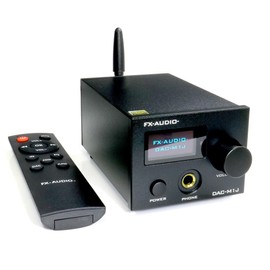 FX-AUDIO- DAC-M1J XMOS XU208 & ES9038Q2M DSD 512 / PCM 768kHz 32bit High Resolution Bluetooth Compatible DAC Preamp & Headphone Amplifier