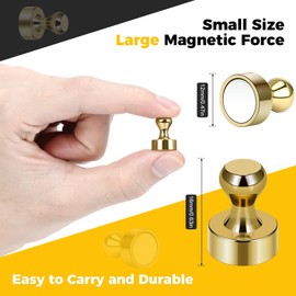 Wukong Cone Magnets for Magnetic Board, 12 x 16 mm, Pack of 12 Neodymium Magnets, Extra Strong Magnets, Strong Hold, Mini, Notice Board Magnetic Whiteboard Magnets, Push Pins for Offices, Notice Board