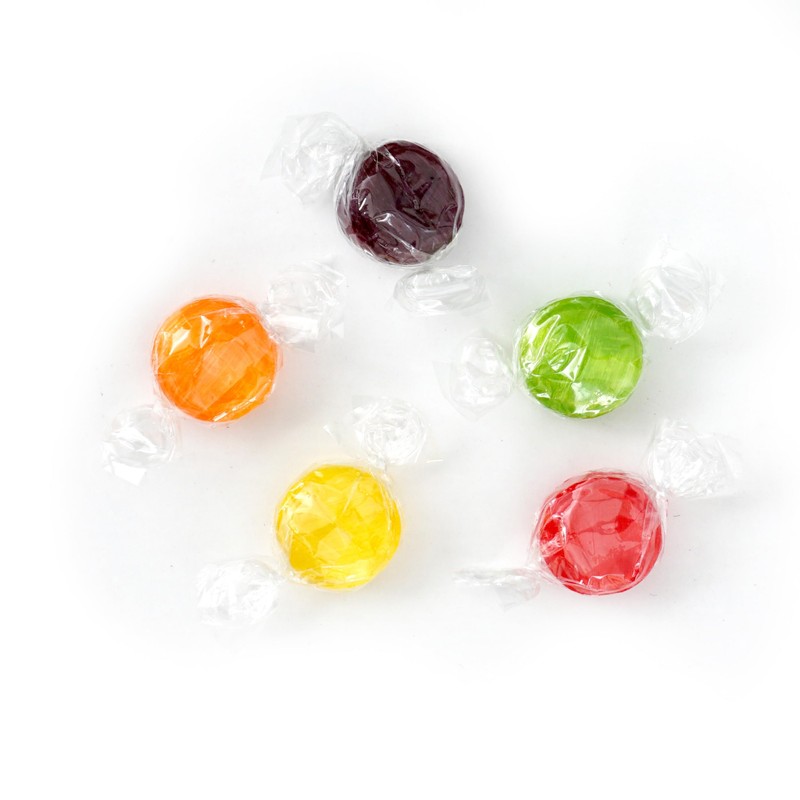 Assorted Fruit Hard Candy, 1 Pound Bulk Candy (Approx. 75