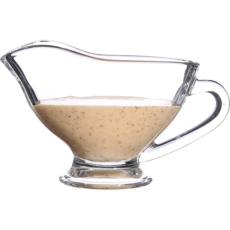 RONDURE SET OF 2 Glass Gravy Boat - 7 oz