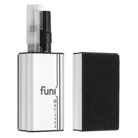 PATIKIL 2 Pack Magnetic Dry Erase Eraser, 1.9x3.5in Magnetic Whiteboard Eraser Aluminum Metal for White Board Glass Calendar Board Fridge Refrigerator Office Supplies, Small, 48x88mm