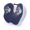 Ergonomic Memory Foam Seat Cushion with Adjustable Width & Dual
