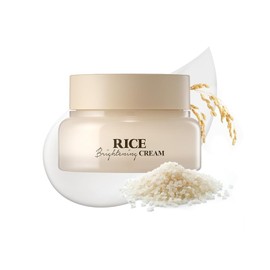 Alluring Korean Skin Care Face Moisturizer Rice Cream, for Glow Glass Skin, Fermented Rice Water Milk, Replenishing, Deep Hydrating, 60ml / 2fl.oz