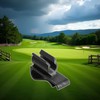 Jinshining 2 Pcs Black Golf Putter Clip,Convenient Putter Holder for
