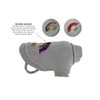 Huskimo Rainbow Dog Jumper, Grey, 40cm