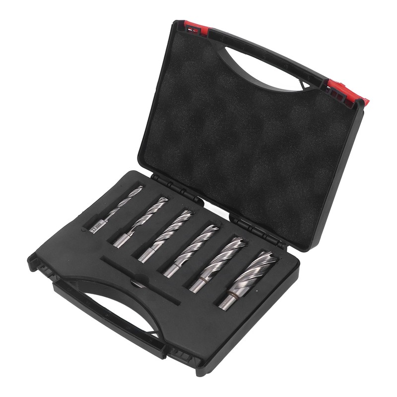 7Pcs Annular Cutter 3 Flute Mag Drill Bit Carbide Steel