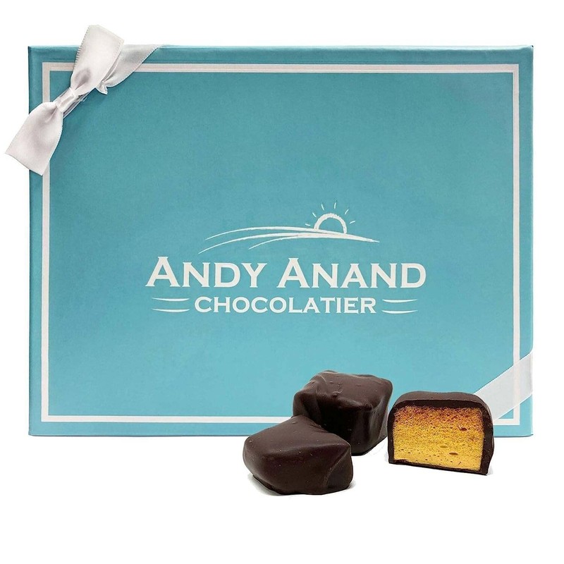 Andy Anand Dark Chocolate Honeycomb 1 lbs Gift Boxed, Ship