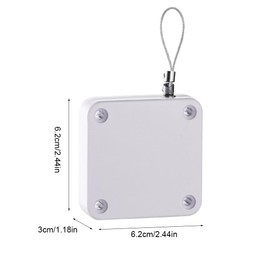 Automatic Sensor Door Closer, Pack of 2, 1200G Automatic Door Closer, No Hole Installation, Sliding Door Closer with Drawstring for Bedroom, Bathroom, Office