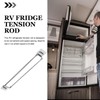 iplusmile 4pcs Rv Fridge Rod Stainless Steel Tension Rods for