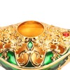 Magic Genie Lamp Exquisite Colorfast Eye Catching Alloy Embossed Pattern