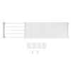 Tension Shelf Adjustable Closet Divider 24cm Width Storage Rack for
