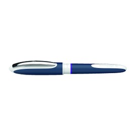 Schneider One Change, Refillable Rollerball Pen, 0.6 mm, Box of 5 Pens, Violet Ink (183708)