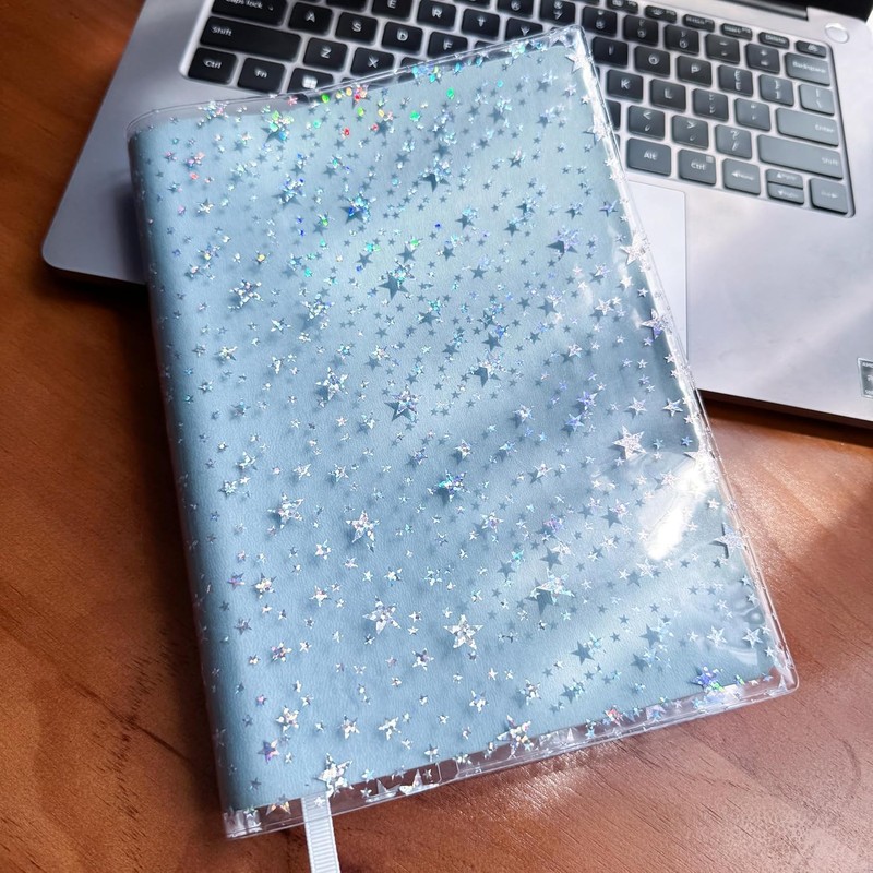 QYDKWK A6 Jelly Planner Cover, Clear Planner Protector, Fits A6