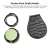 Taom Pool Chalkagnetic Leather Billiard Cue Chalk Holder, Magnetic Pocket