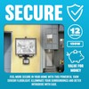 150W Security Flood Light with Sensor - Outdoor Halogen Light,