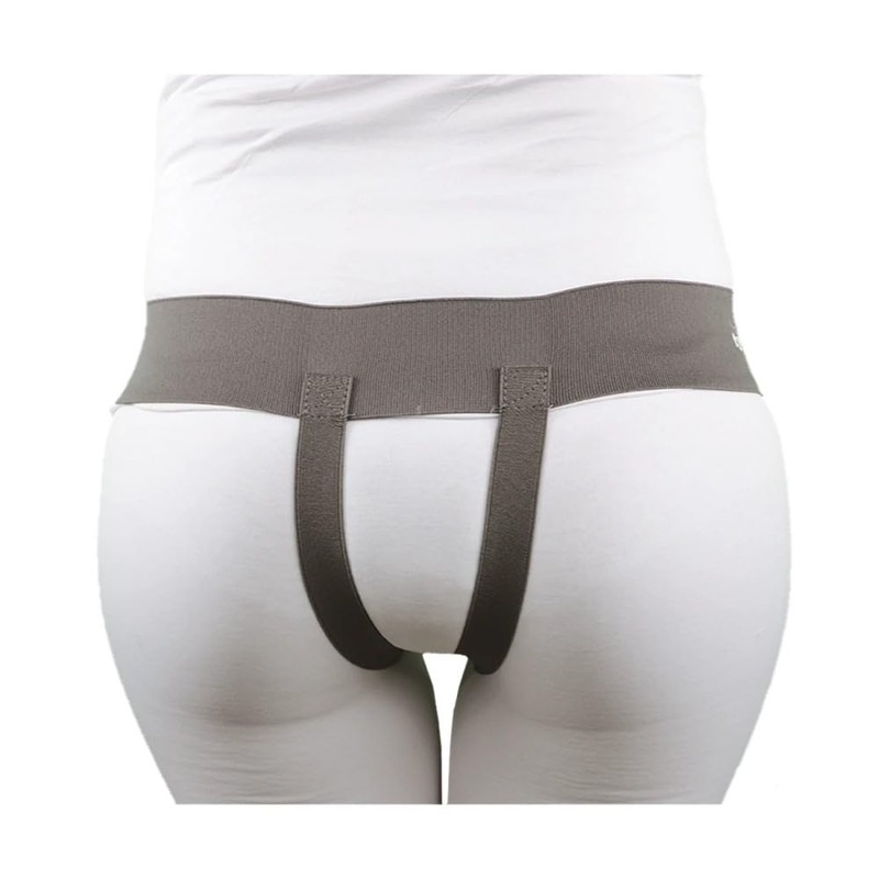 TYNOR Faja Inguinal Gris- Modelo A16 (XL, ORTOPEDICO)