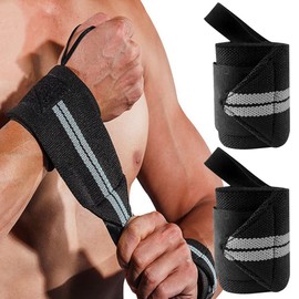Muñequeras Gym, Correas de Muñeca para Hombres y Mujeres, Aumentar a Presión, Protexe os Pulsos, Adecuado para Entrenamiento, Gimnasio, Levantamento  